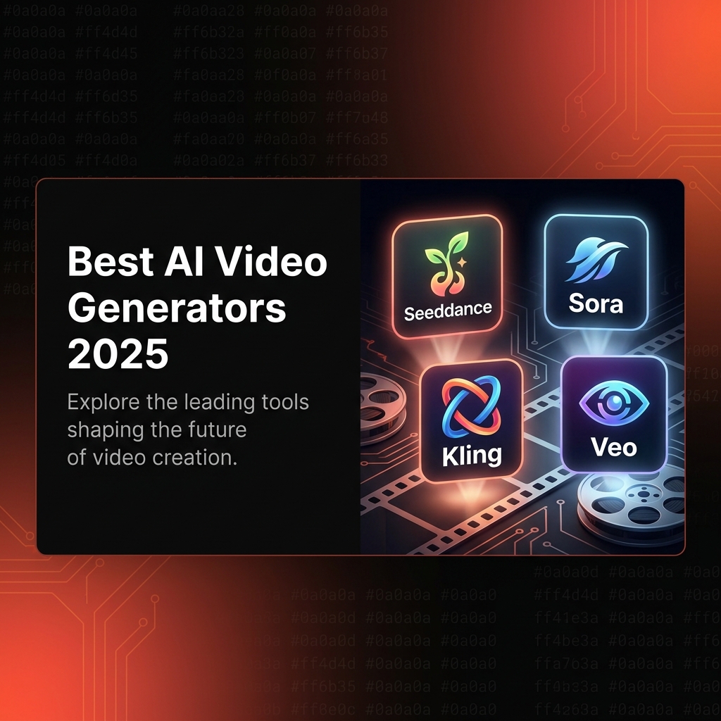 أفضل مولدات الفيديو بالذكاء الاصطناعي 2025: مقارنة شاملة بين Seeddance و Sora و Kling و Veo